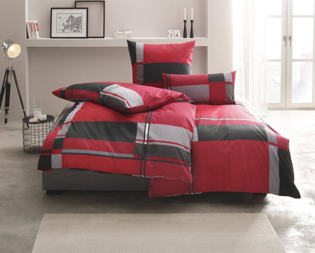 my home Bettwäsche NINA, in verschiedenen Qualitäten, Linon, 2 teilig, in den Größen: 135x200 oder 155x220 cm Bild 1