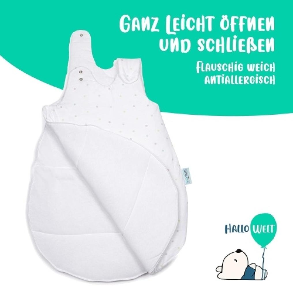 Babyschlafsack HONEY | mitwachsend & atmungsaktiv : 86/92 Punkte-bunt Bild 1