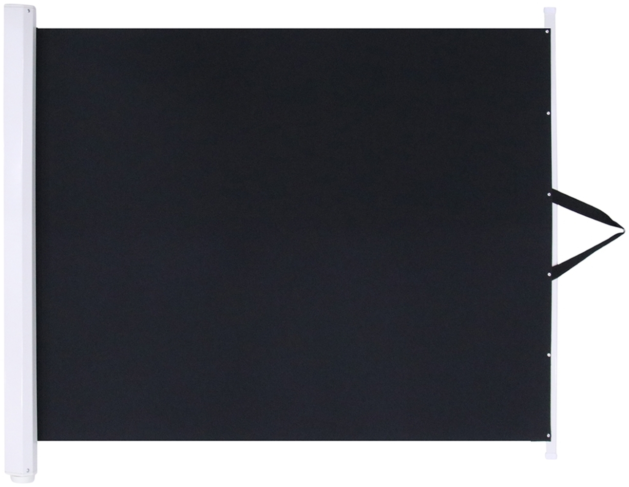 Treppenschutzgitter schwarz Ausziehbar Absperrgitter Türschutz Kind Baby Hund Bild 1