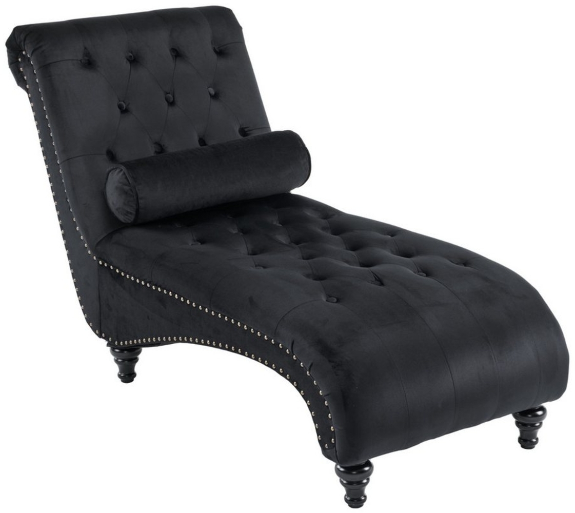 HAUSS SPOLE Chaiselongue Loungesessel mit Lendenkissen Oberfläche mit Zugpunkten schwarz, Loungesessel, Relaxstuhl, Liegesessel 1 Teile, Mit Lendenkissen Bild 1