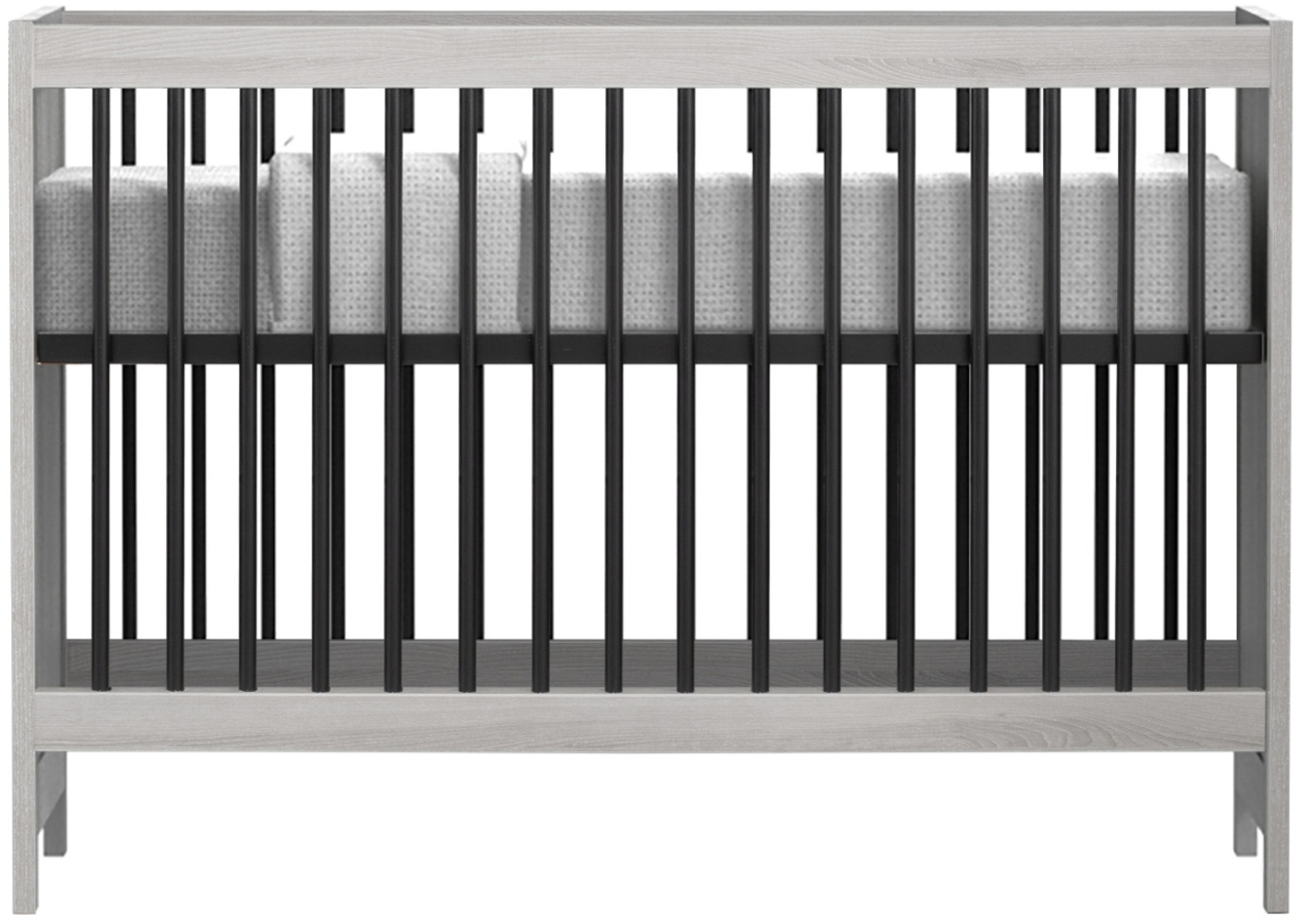 Europe Baby Vittoria Babyzimmer Grau / Schwarz | Bett 60x120 cm Bild 1