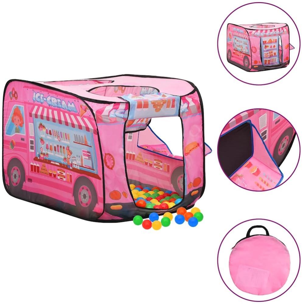 vidaXL Kinder-Spielzelt mit 250 Bällen Rosa 70x112x70 cm 3107751 Bild 1