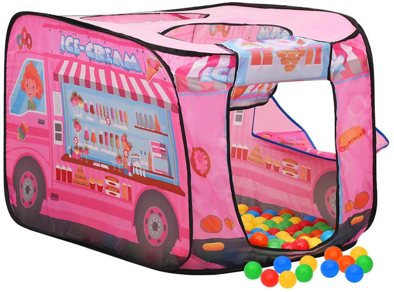 vidaXL Kinder-Spielzelt mit 250 Bällen Rosa 70x112x70 cm 3107751 Bild 1