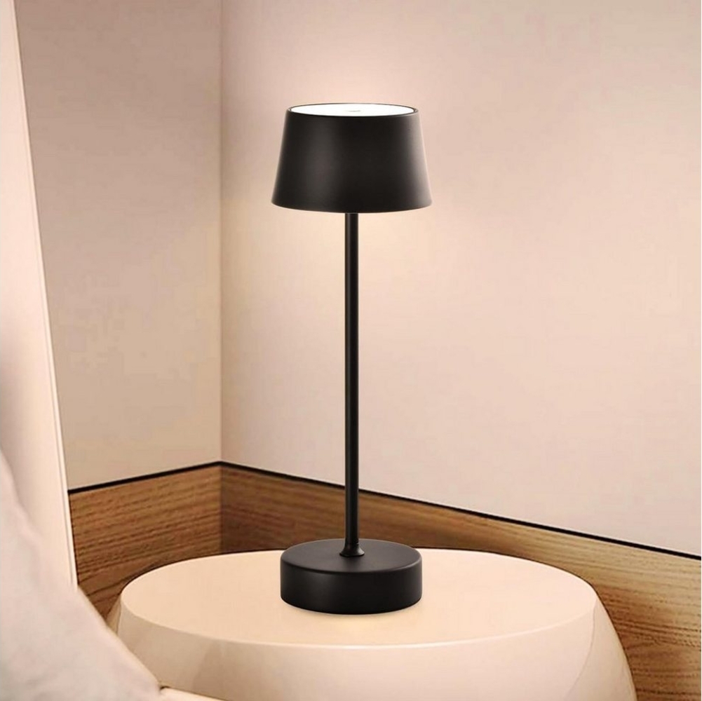 LQWELL LED Tischleuchte Kabellos Akku, Touch Tischleuchte,mehrere Helligkeitsstufen, LED fest integriert, Warmweiß, LED, Stromsparend, 3 Helligkeitsstufen, Batteriebetrieb möglich Bild 1