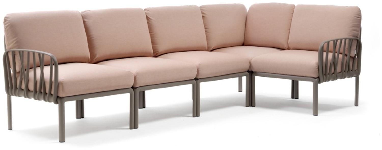 Komodo 5 Loungesofa Kunststoff (Tortora / rosa quarzo #) Bild 1