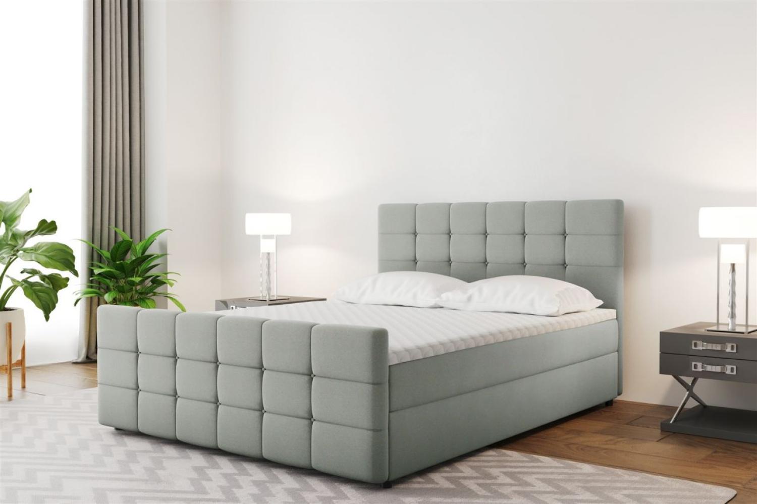 Boxspringbett Schlafzimmerbett SENON 180x220cm Bild 1