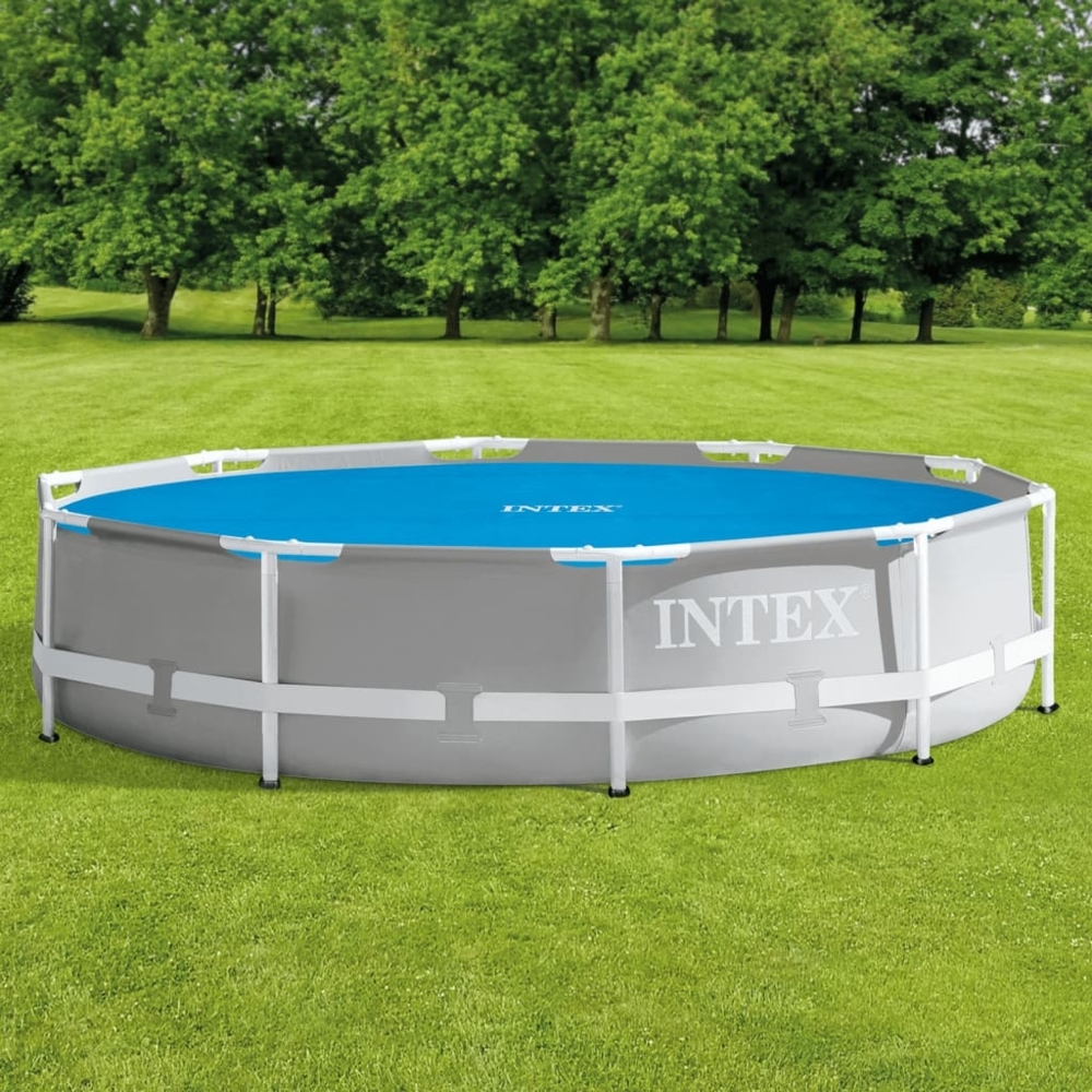 Intex Solar Poolabdeckung Blau 290 cm Polyethylen 3202949 Bild 1