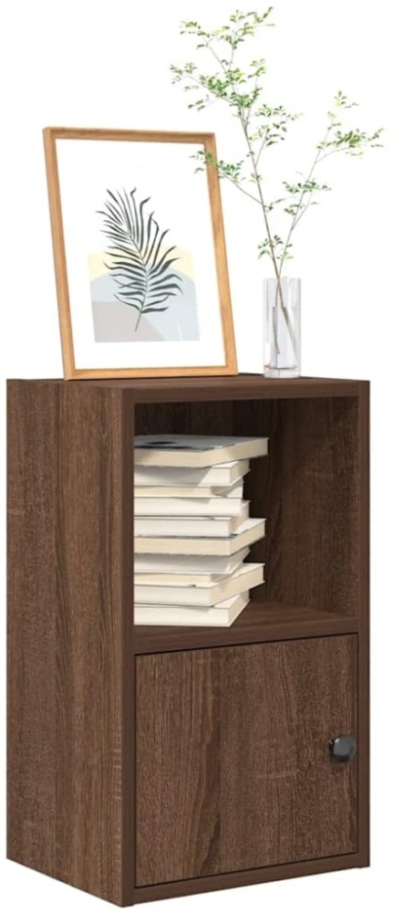 vidaXL Bücherregal Braun Eichen-Optik 31x24x52 cm Holzwerkstoff Bild 1