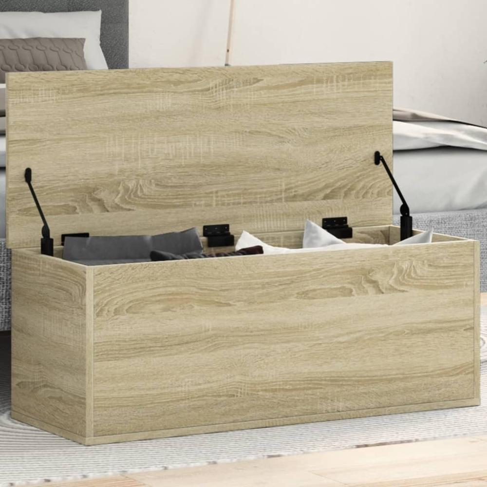 vidaXL Truhe Sonoma-Eiche 90x35x35 cm Holzwerkstoff 840683 Bild 1