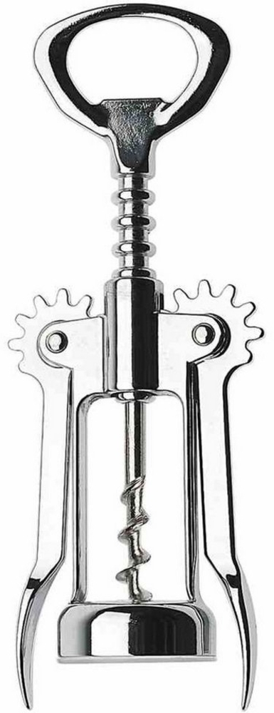 Korkenzieher Metall 16,5 cm mit Hebelarmen Bild 1