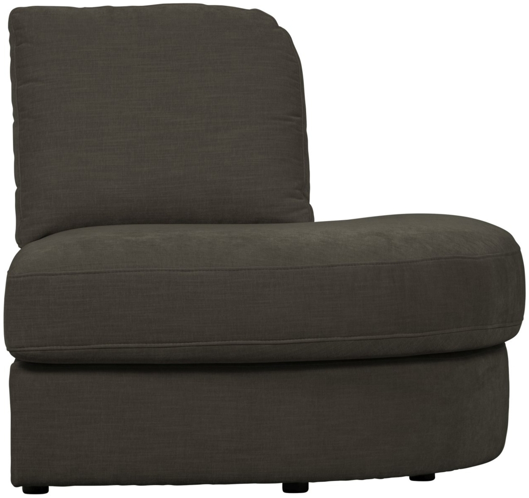 Modulsofa Family 1-Seat Eck-Element Rund Rechts, Anthrazit Bild 1