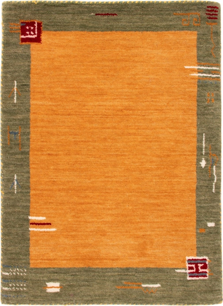 Morgenland Gabbeh Teppich - Softy - 90 x 60 cm - orange Bild 1