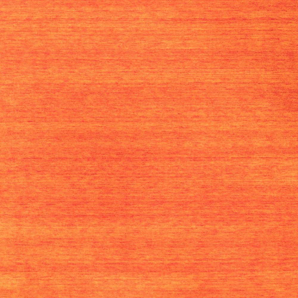 Morgenland Gabbeh Teppich - Softy - Uni - quadratisch - 150 x 150 - Orange Bild 1