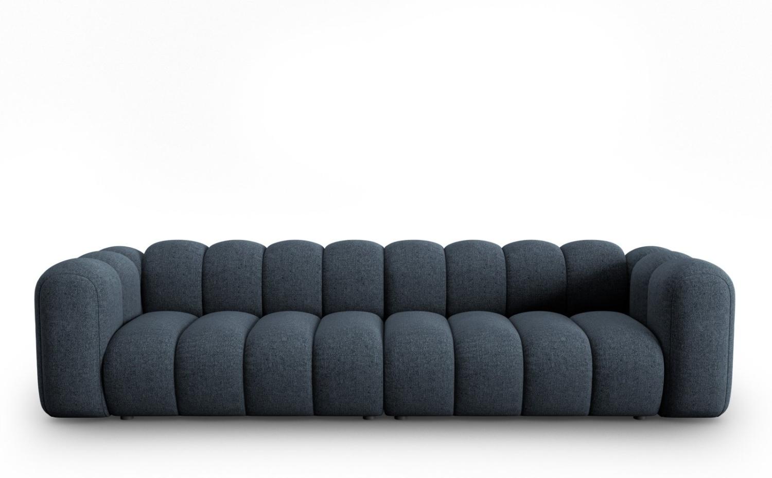 Micadoni Modulares Sofa Lupine 4-Sitzer Chenille Königsblau Bild 1