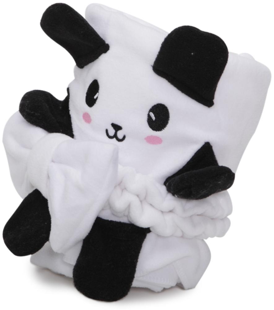 Moni Babydecke Plushy, Größe 100x75 cm, Polarfleece, 3D-Optik, ab Geburt weiß Bild 1