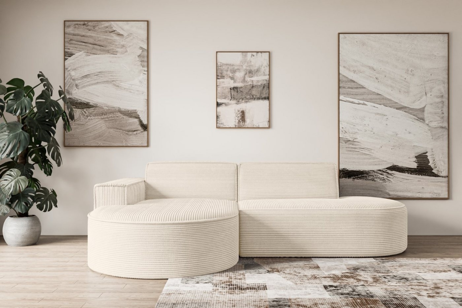 ALTDECOR Ecksofa MARI-L1, Sofa Praktische Bequeme Funktionsecke Couch L-Form Eckcouch, Corner Sofa U-Form Vielseitige Sofa Wohnlandschaft Wohnzimmer Bild 1