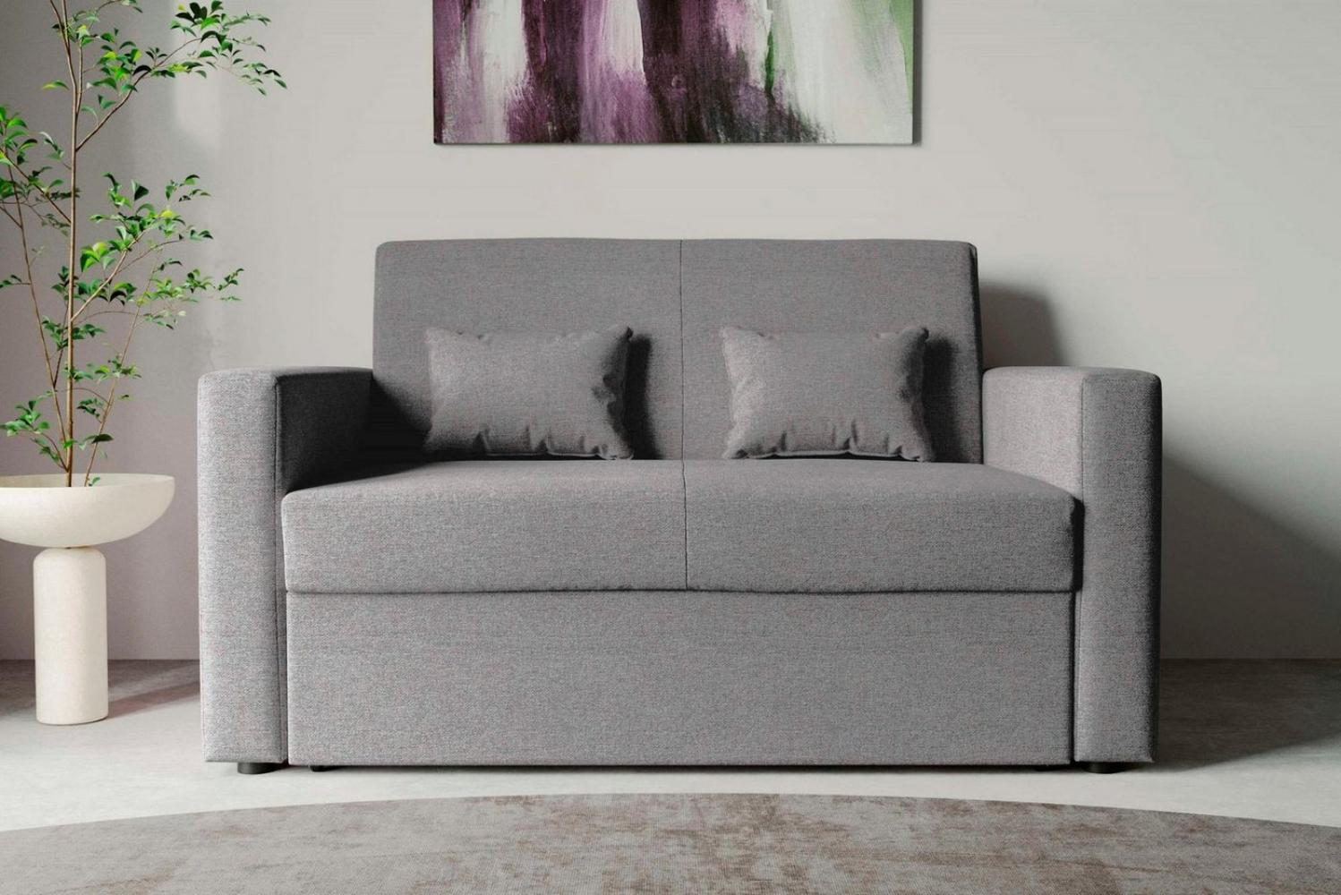 INOSIGN Schlafsofa Ravena, Breite 146 cm, mit Bettfunktion, kompaktes 2-Sitzer Sofa, Webstoff, Cord Bild 1