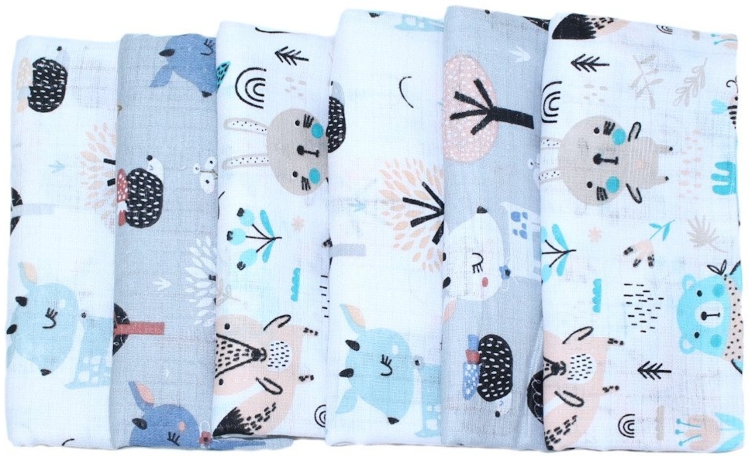 Primawela Spucktuch 6-12 Stück Baby Baumwollwindel Stoffwindel Spucktücher Mullwindel, (12-tlg) Bild 1