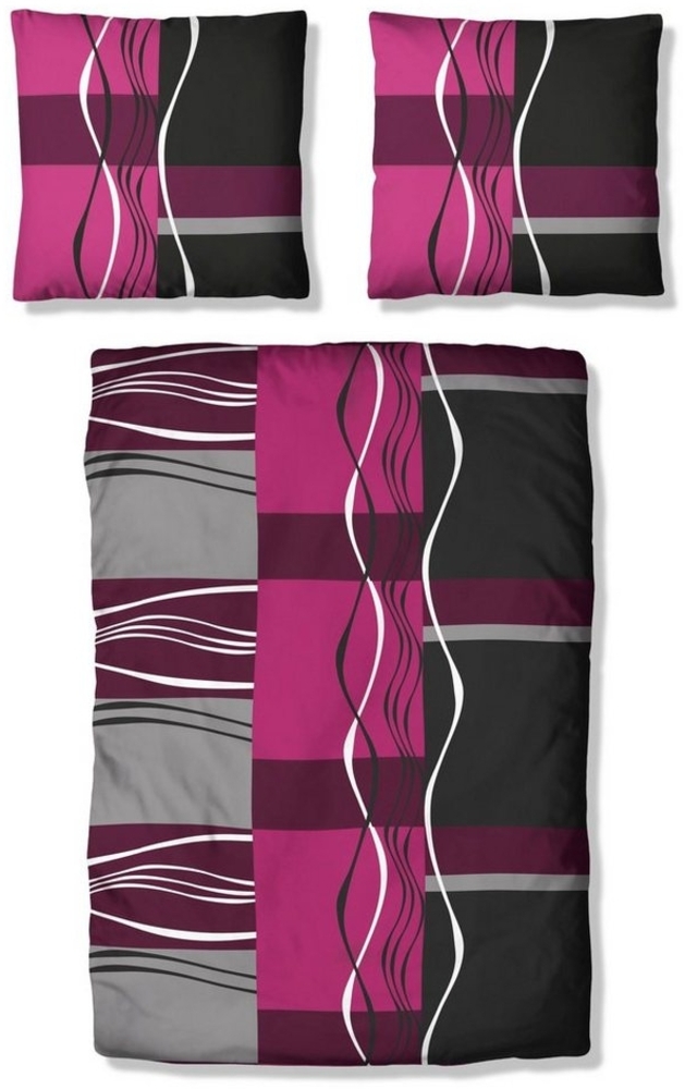 my home Bettwäsche Kelian, Polycotton recycelt, 2 teilig, in verschiedenen Qualitäten, gemusterte Bettwäsche Bild 1