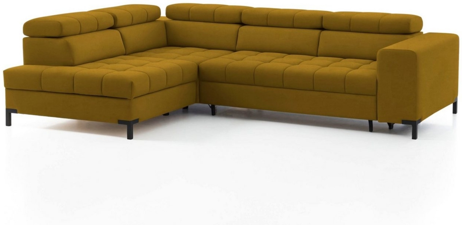 exxpo - sofa fashion Ecksofa Bocco, hochwertige Verarbeitung, toller Sitzkomfort, bequem, L-Form, wahlweise mit Bettfunktion u. Bettkasten, inkl. Kopfteilverstellung Bild 1