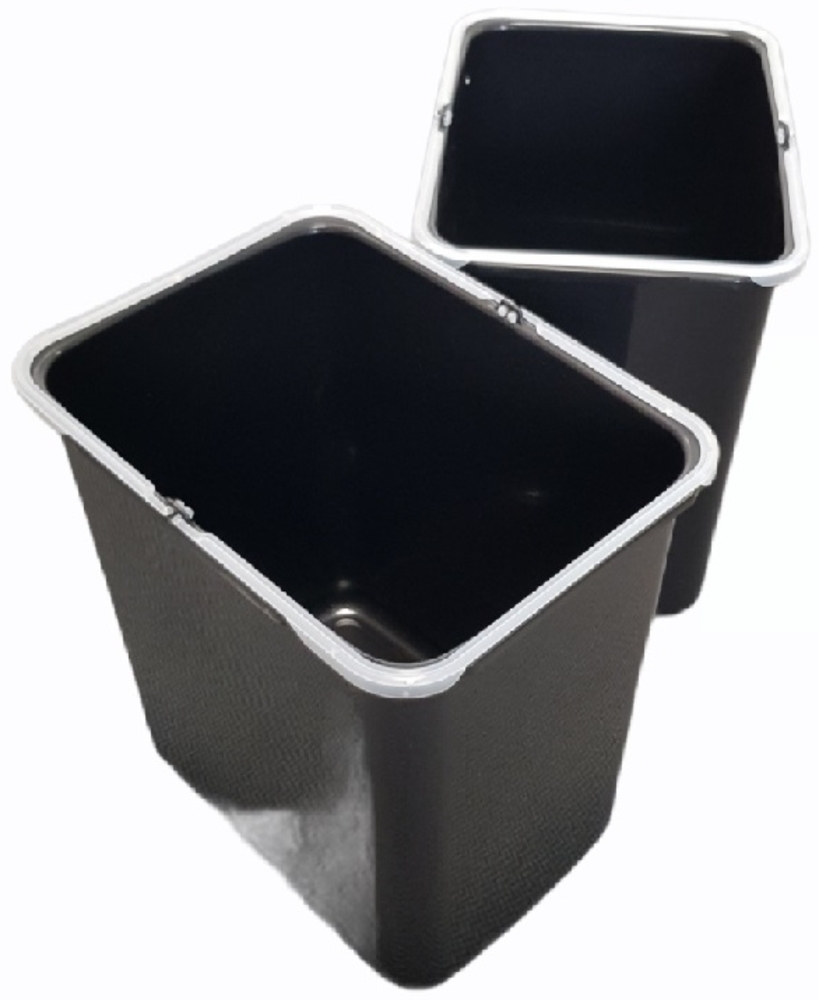 Ekotech Ersatzeimer 2x 16 Liter für Aladin o Ekko schwarz Bild 1