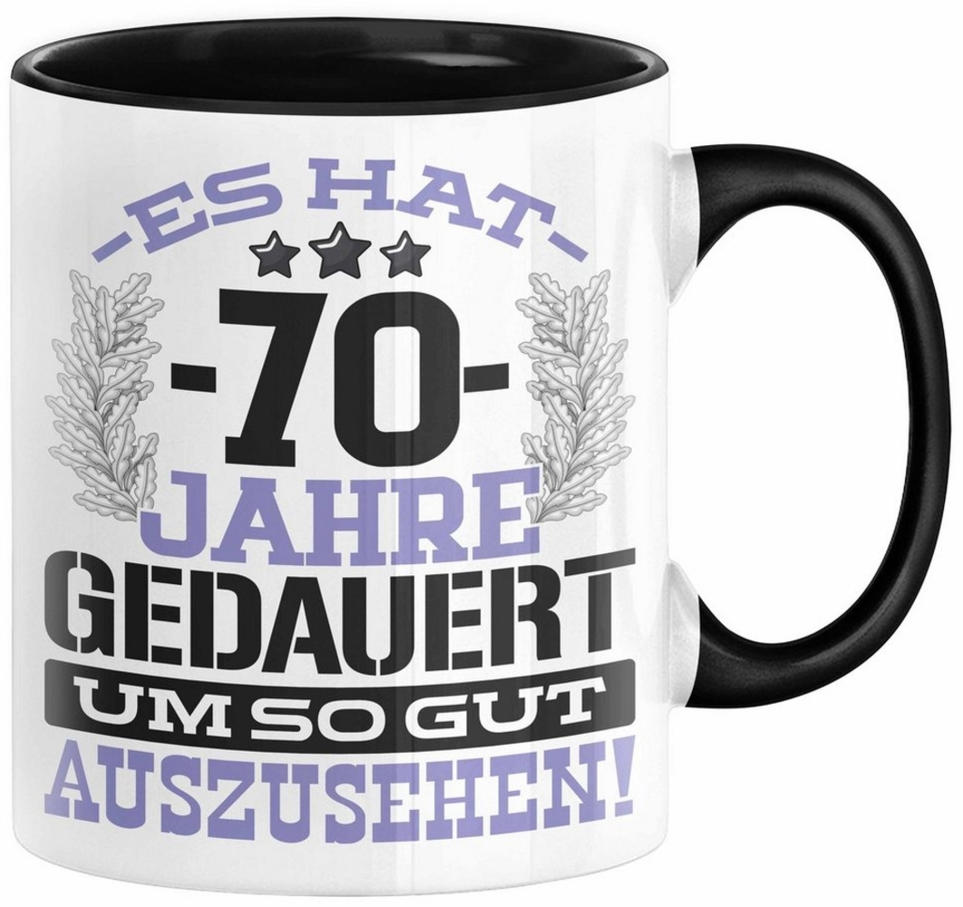Trendation Tasse 70. Geburtstag Lustig Geschenk Männer Frauen Geschenkidee zum 70er Man Bild 1