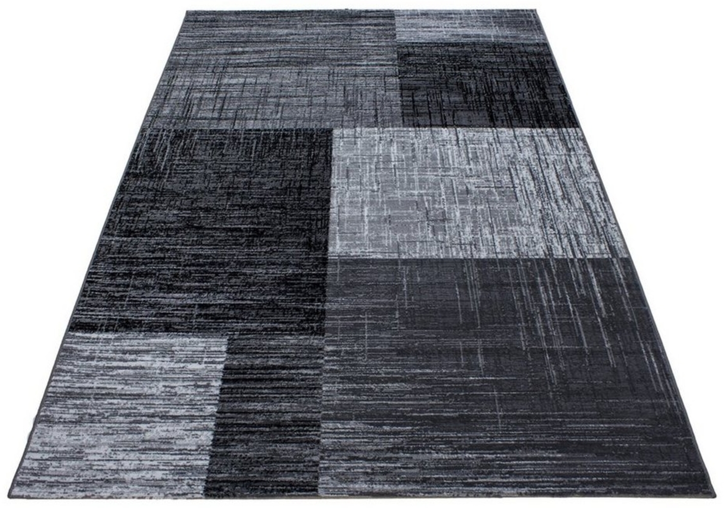 Stilvoll Günstig Teppich Teppich für den Flur oder Küche Abstraktes Kariertes Design, Läufer, Höhe: 6 mm Bild 1
