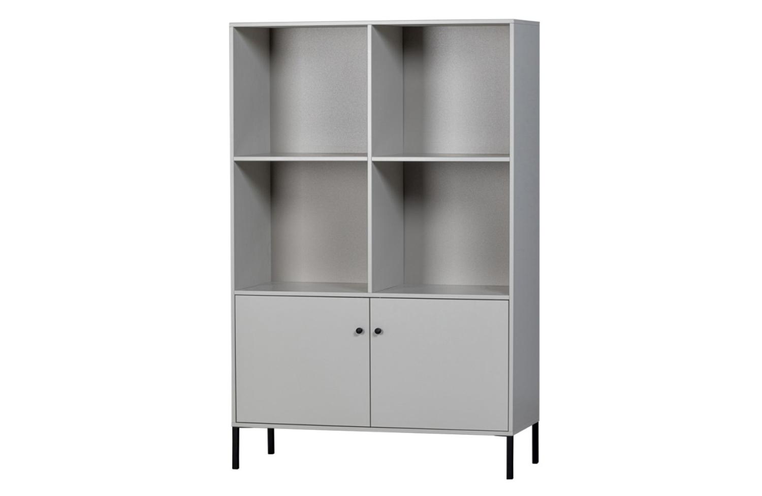 Highboard Xam - Kiefer Grey - Open Bild 1