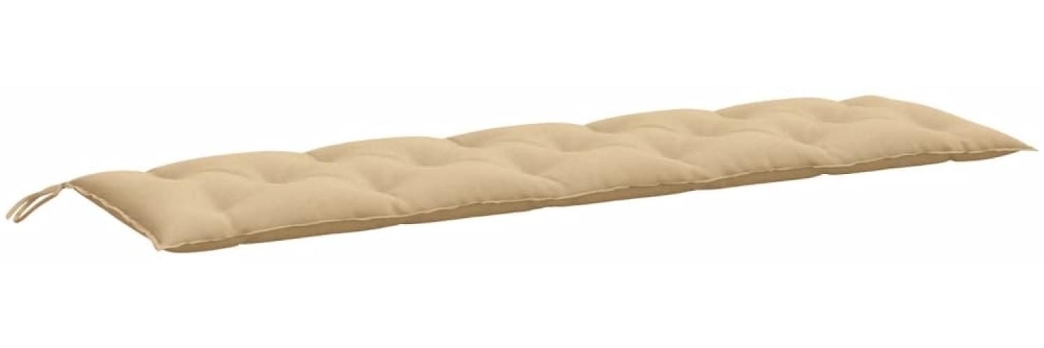 vidaXL Gartenbank-Auflage Melange Beige 180x50x7 cm Stoff 4002567 Bild 1