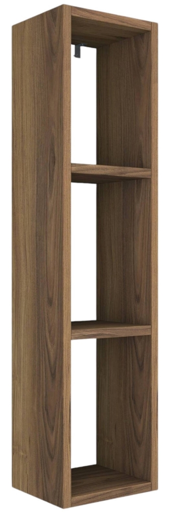 Dmora Regal Belgrado, Gestell, Wandregal, Mehrzweckregale, 22x19 h90 cm, Nussbaum Bild 1