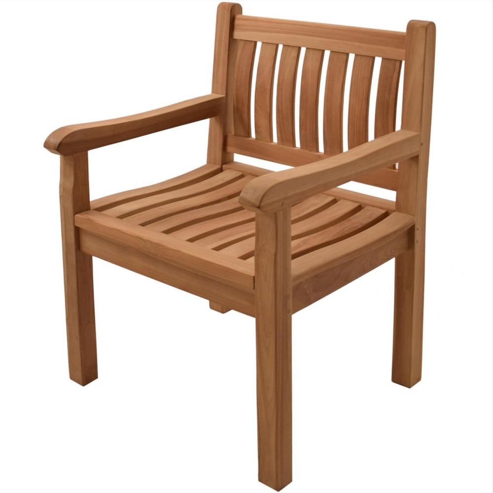 Gartenstuhl Arezzo Teak Massivholz von Teako Design Bild 1