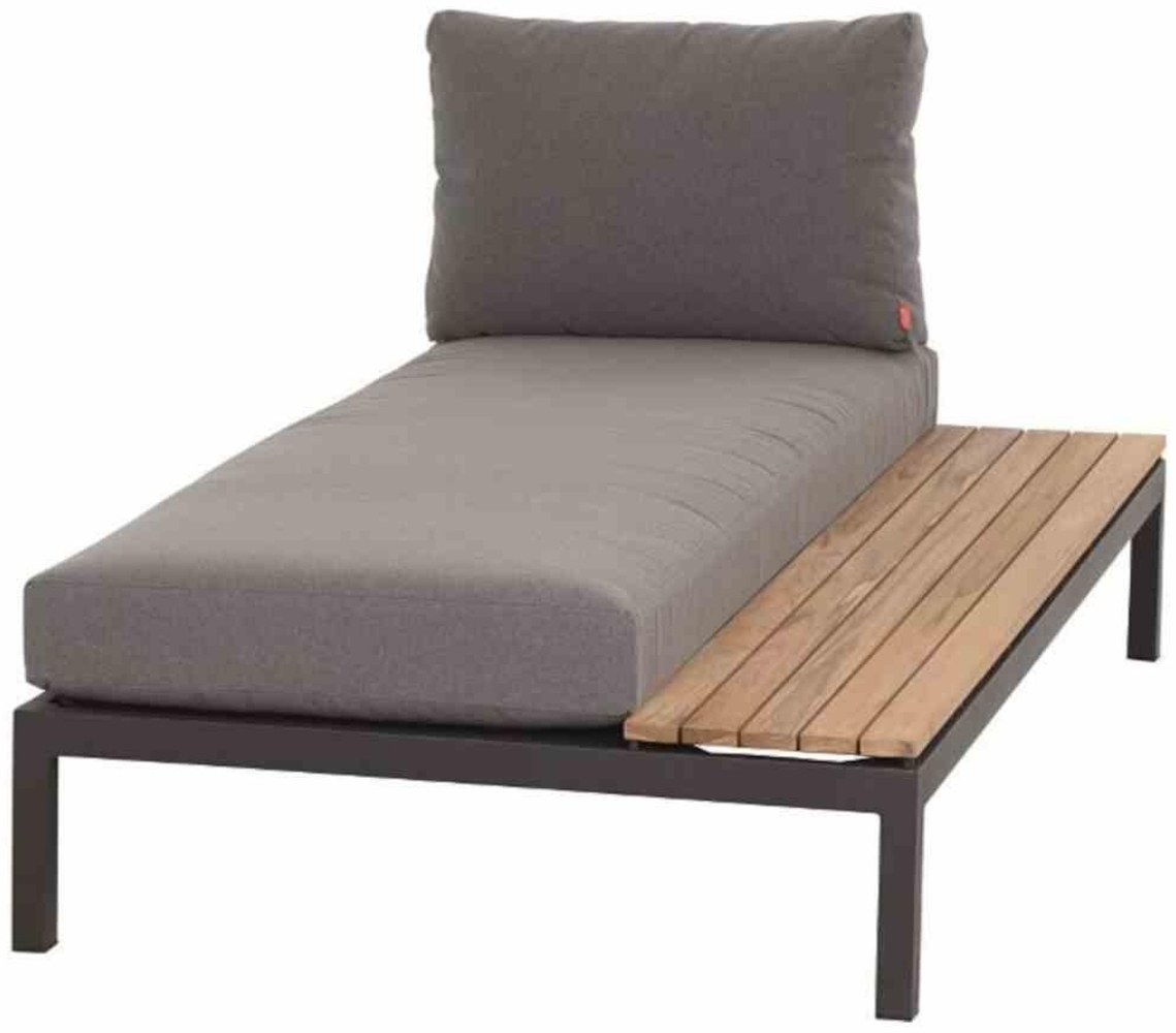 SIENA GARDEN Recamiere Alvida links Alu, Kissen, Teak FSC 100% Bild 1