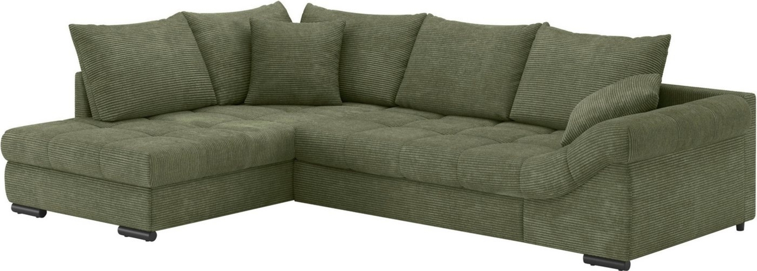 Mr. Couch Ecksofa Allegro, L-Form, mit Hochschläfer-Bettauszug, wahlweise mit Kaltschaum Bild 1