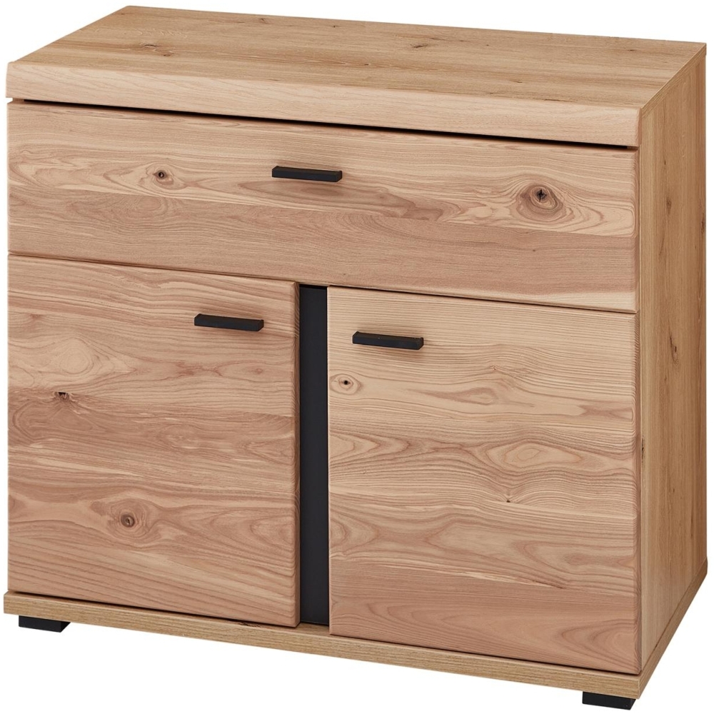 Kommode Sonos, Holz, Holzwerkstoff, Kunststoff, Metall, Holzfarben, 77 x 67 x 38 cm Bild 1