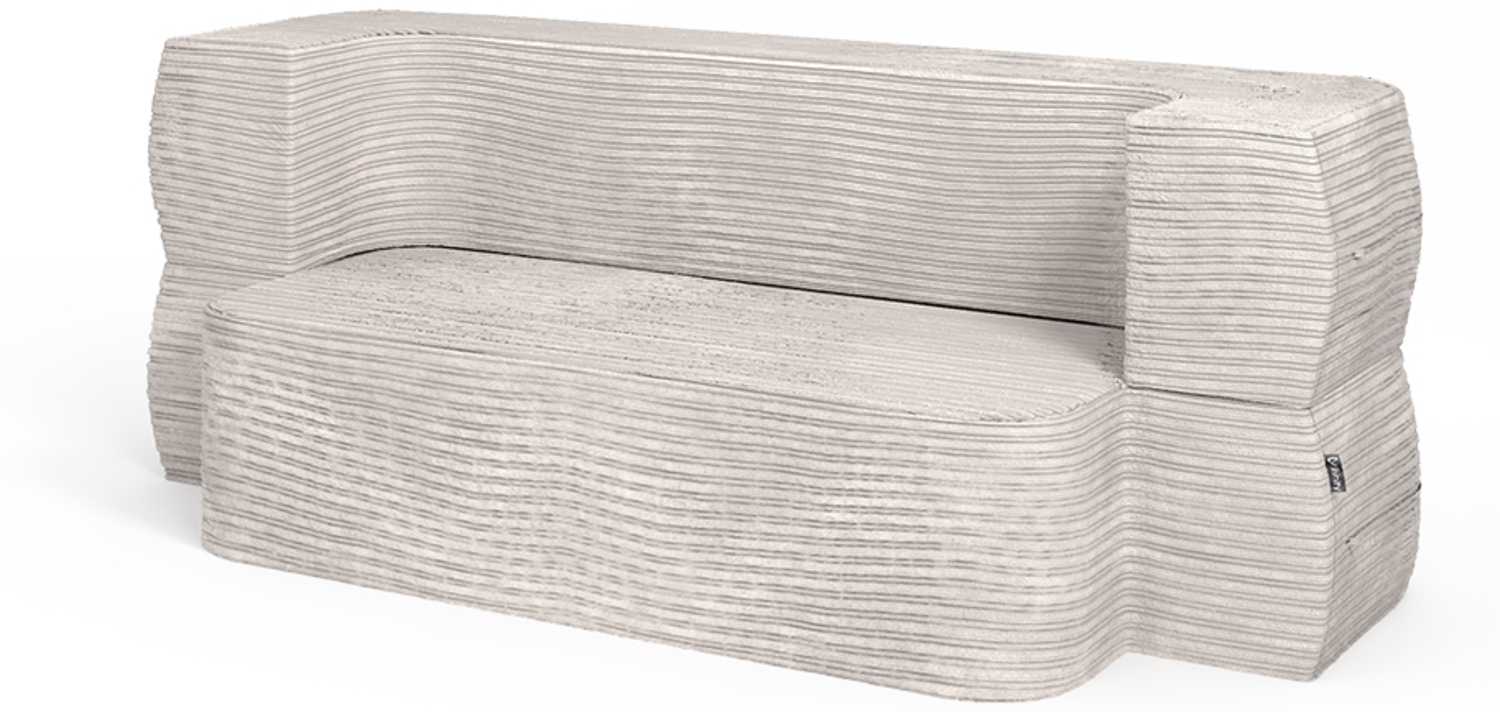 Vitalispa Sofa Beige 190 cm mit Schlaffunktion, Lille Bild 1