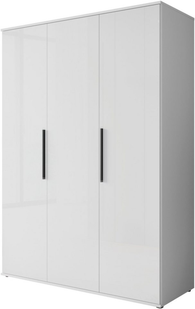 INOSIGN Kleiderschrank LAGOS Wäscheschrank, Garderobe, schwarze Griffe, Made in Europe Moderner Drehtürenschrank, FSC-zertifiziert, melaminbeschichtet Bild 1