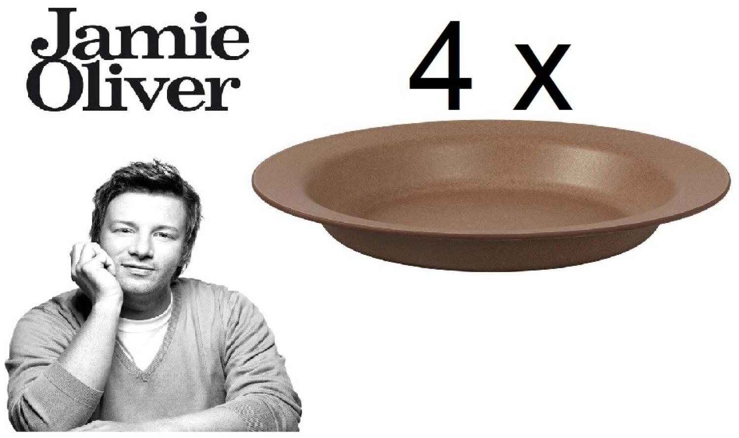 Jamie Oliver Suppenteller Pastateller 4er Set 556918 Coffee Bild 1