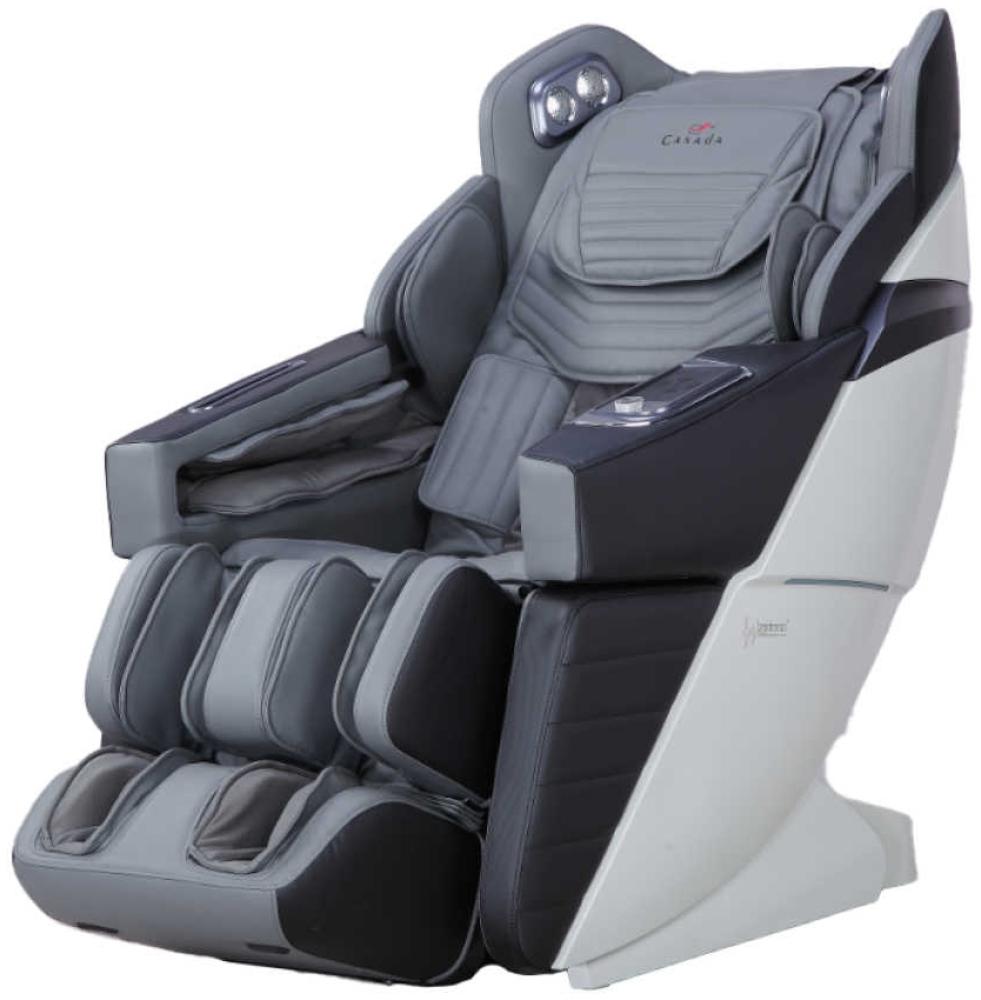 Casada AlphaSonic III Massagesessel - Kunstleder - Schwarz-Weiß Bild 1