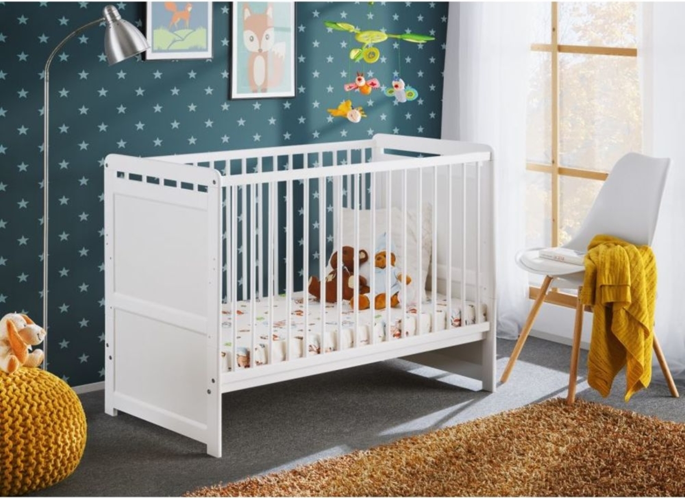 Stylefy Miracolo Einzelbett Weiß Matt Bild 1