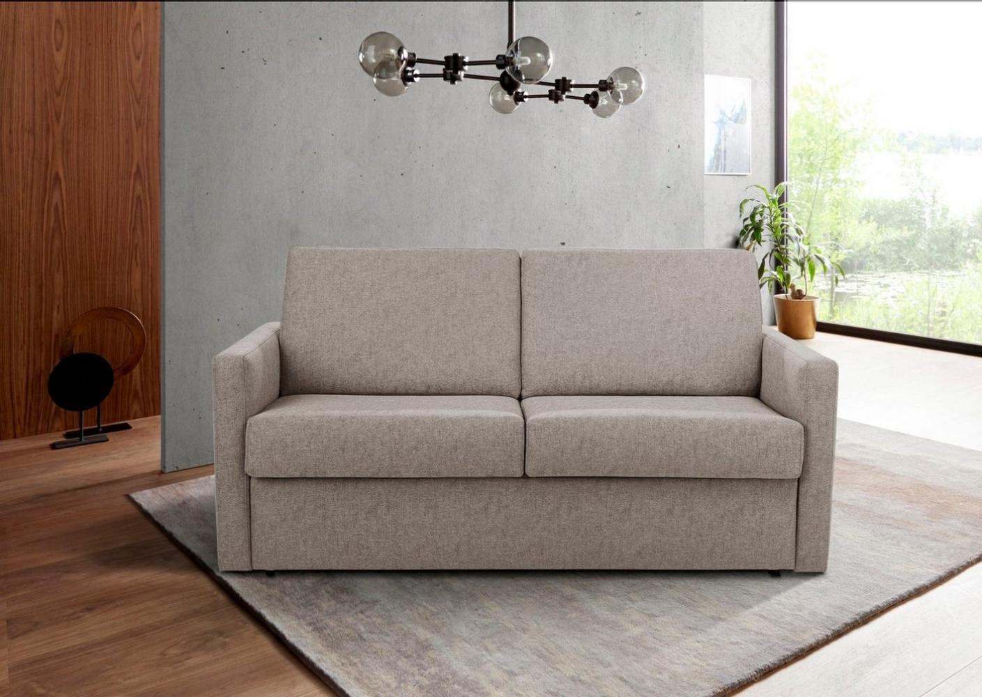 Places of Style Schlafsofa Goldpoint 162 cm, Dauerschläfer, Liegefläche 120/200cm, 2-Sitzer mit Bettfunktion, Bonell-Federkernmatratze Bild 1