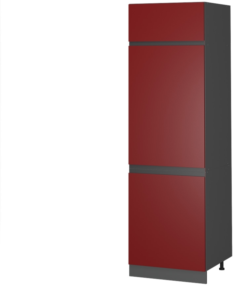 Kühlumbauschrank R-Line Rot 60 cm J-Shape Vicco Bild 1