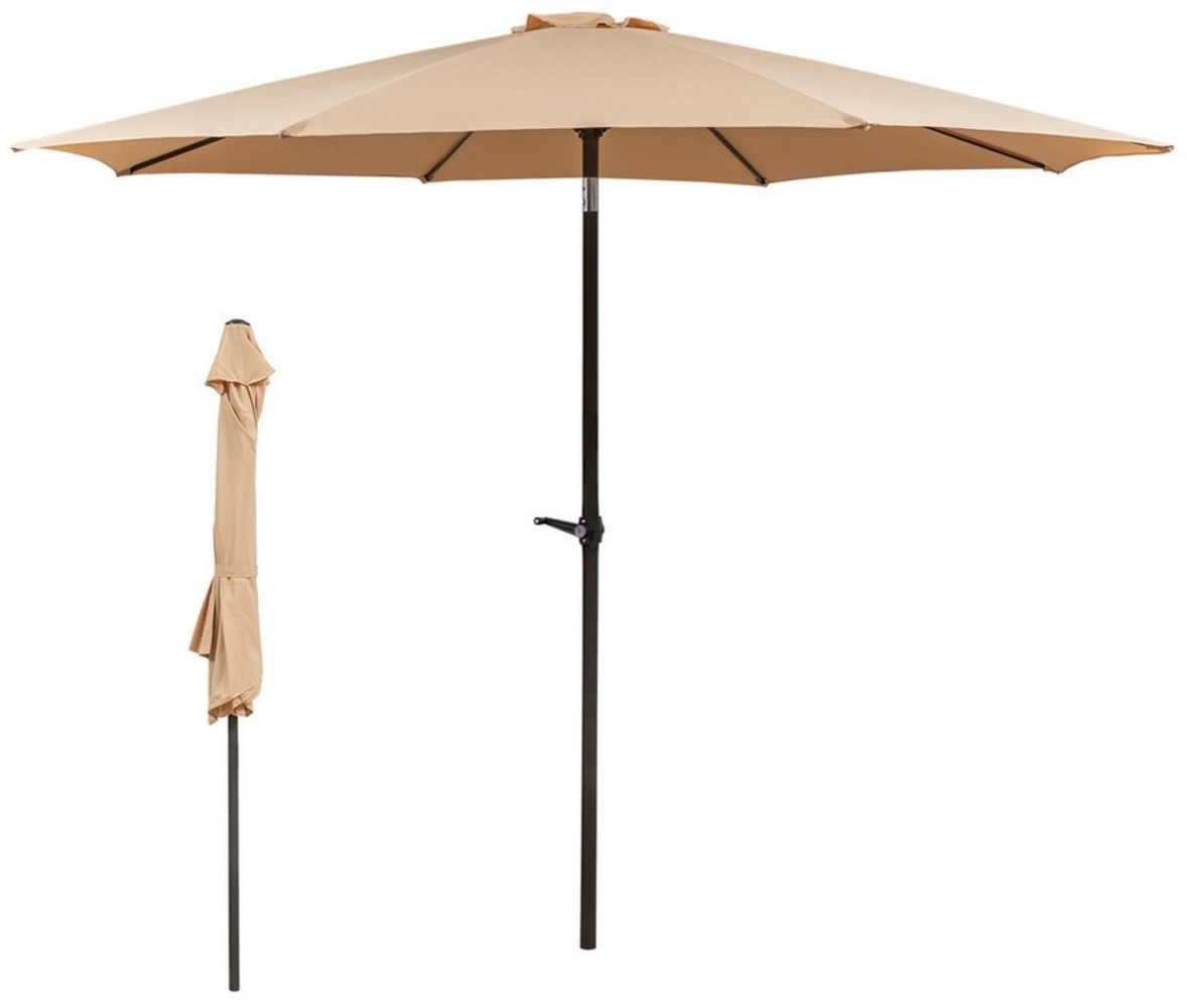 Thanaddo Sonnenschirm Gartenschirm Terrassenschirm Balkonschirm Marketschirm, Strandschirm mit Kurbel, UV Schutz, Windfest Bild 1