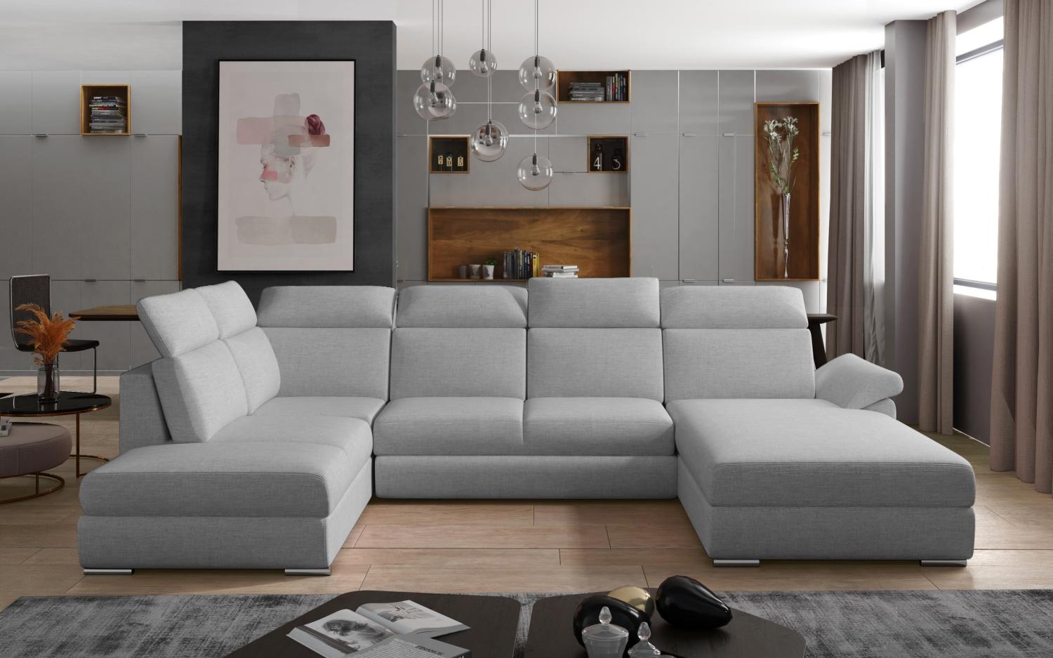 Wohnideebilder Evanell Grau Ecksofas & Eckcouches Evl_32 Bild 1