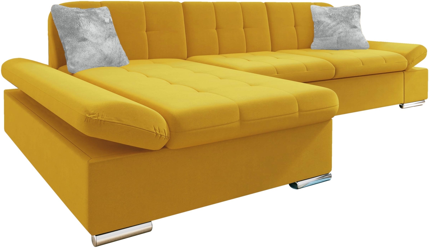 Ecksofa Malwi Premium (Farbe: Otusso 14 + Otusso 14 + Sorriso 04, Seite: Links) Bild 1
