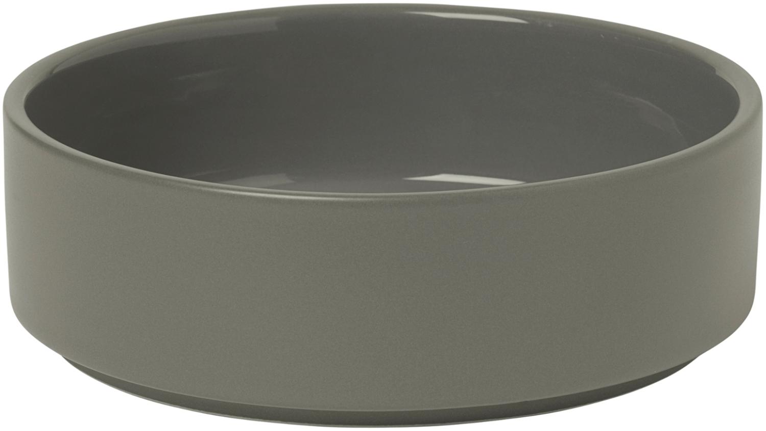 Blomus Pilar Schale, Schälchen, Schüssel, Bowl, Geschirr, Keramik, Pewter, 14 cm, 63979 Bild 1