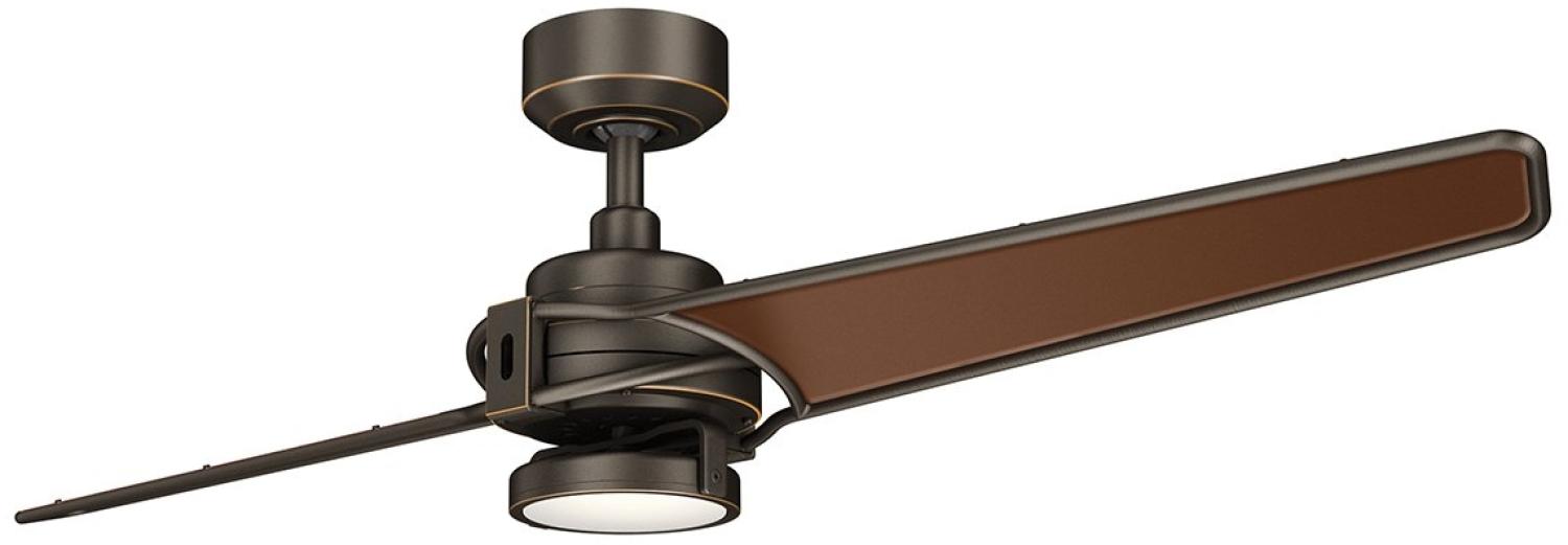 Elstead Lighting Xety Deckenventilator LED bronze Bild 1