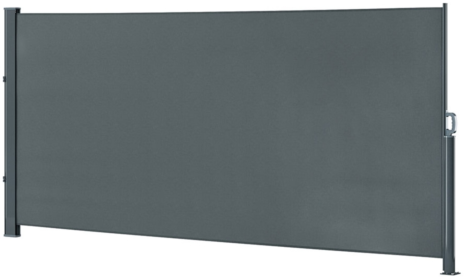 OK-Living Seitenmarkise Anthrazit 350 x 160 cm, ALU Bild 1