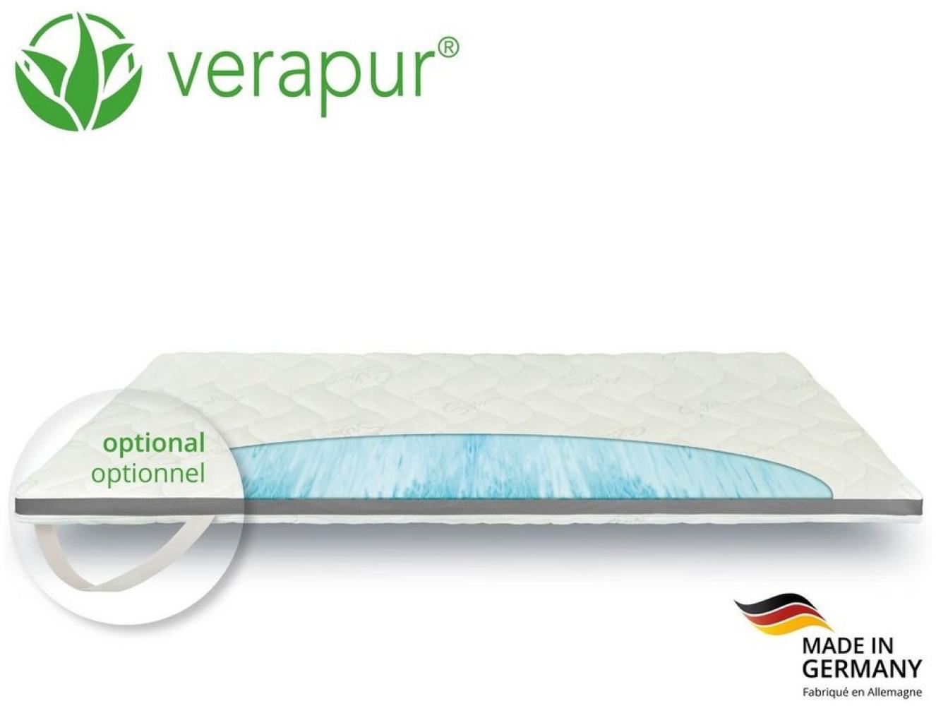 verapur, Topper Hypersoft Topper Fresh - weiche Matratzenauflage H1, 6 cm hoch, Wendbarer Topper aus deutscher Produktion Bild 1