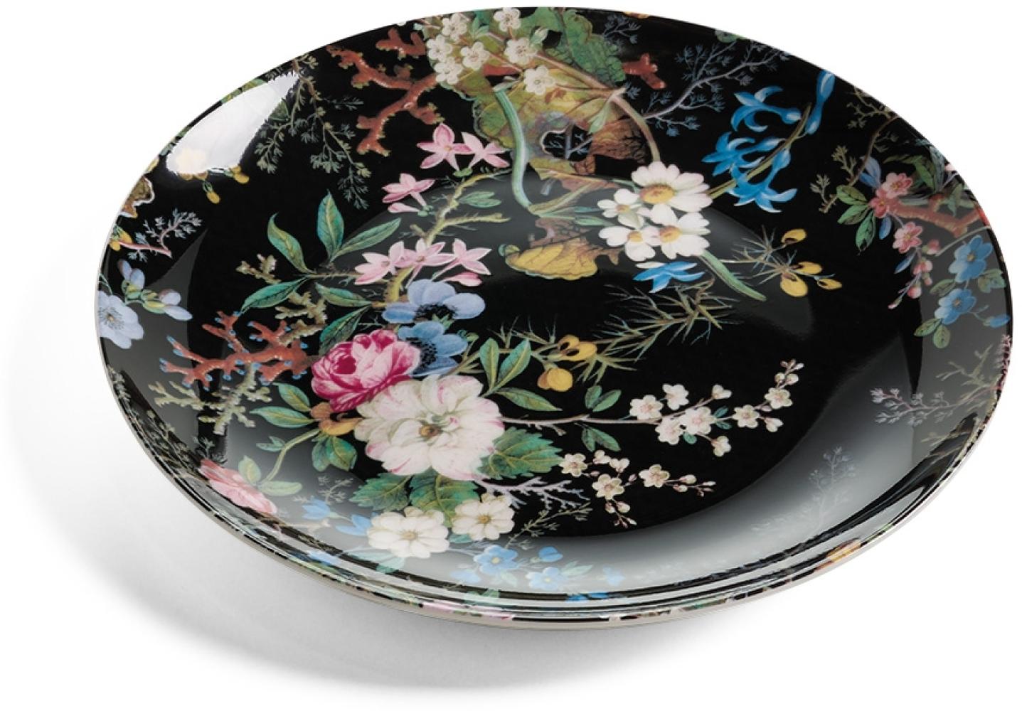 Teller 20 cm MIDNIGHT BLOSSOM von Maxwell & Williams KILBURN / Speiseteller / Kuchenteller Bild 1