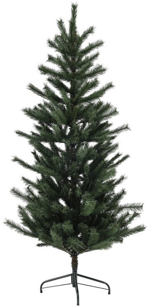 HOMCOM Künstlicher Weihnachtsbaum 180 cm Christbaum mit 467 Spitzen, flammenhemmend, Tanne, klappbar Stahlständer, für Weihnachten Deko, grün Bild 1